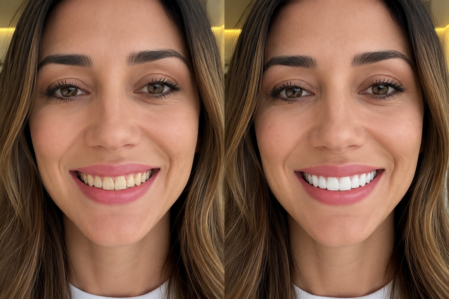 Porcelain Veneers — Full smile makeover
